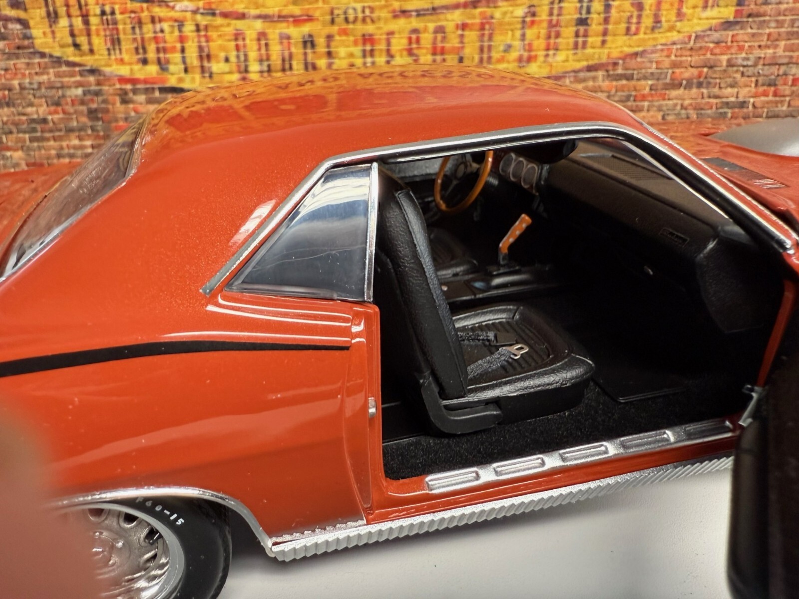 1/18 scale, YCID #37, 1970 CUDA, 440/6 pack, Deep Burnt Orange, 1 of 199