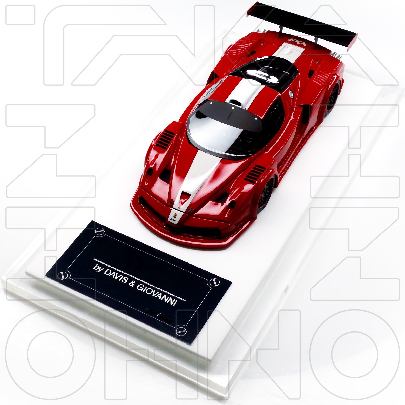 Ferrari FXX GT Concept DAVIS & GIOVANNI 1:43 Rosso Corsa Red enzo limited 200pcs
