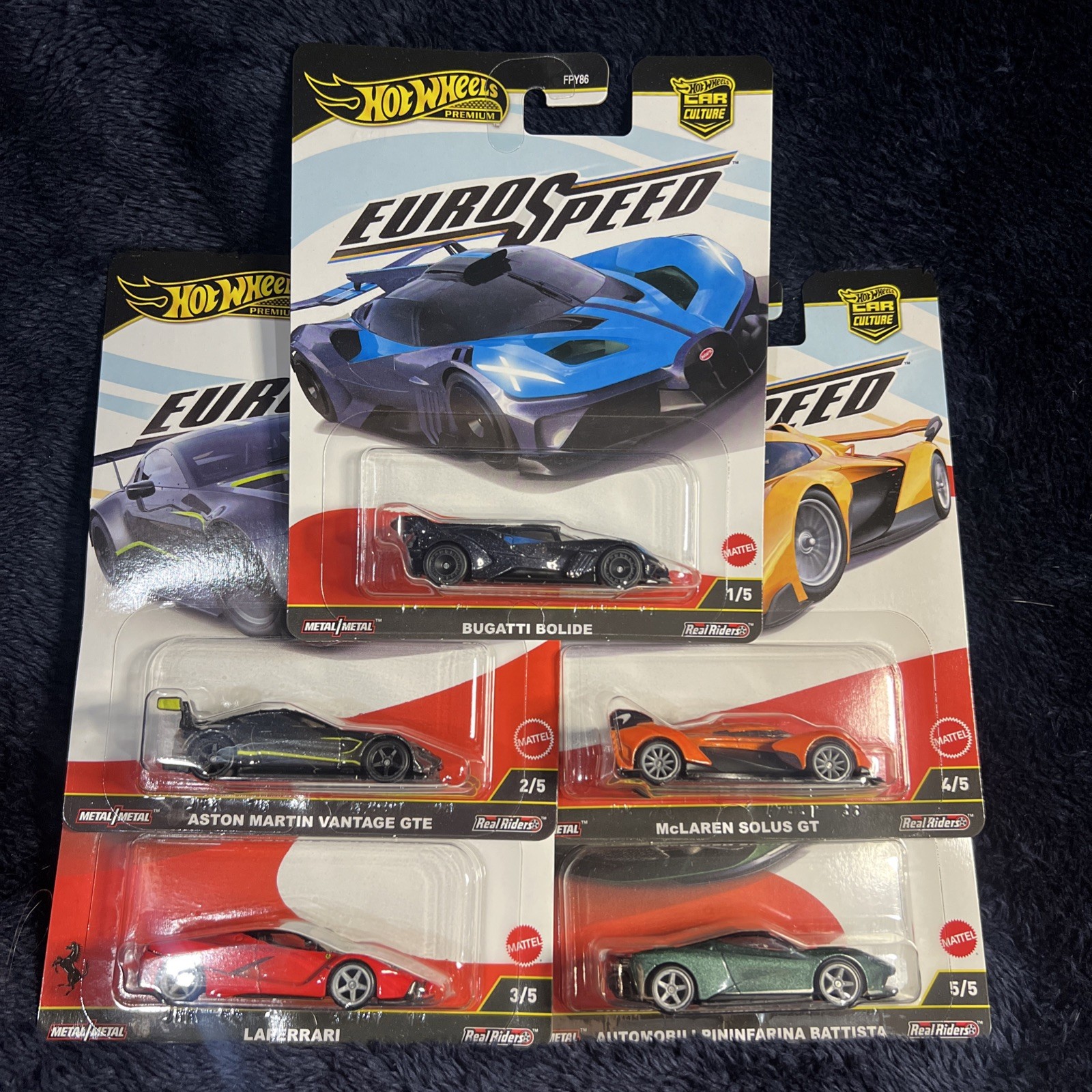 Hot Wheels Euro Speed 2025 Set of 5