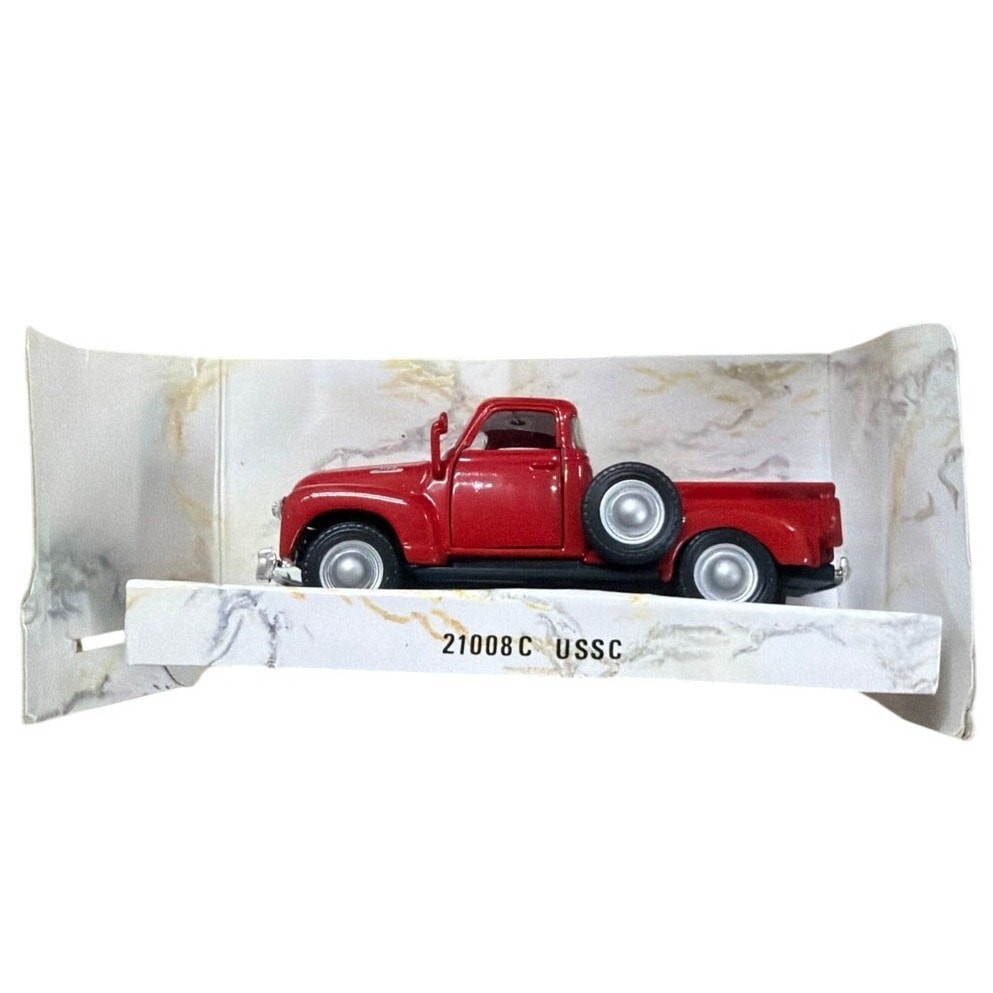 Collectible 1953 Chevy 3100 Pickup Truck Diecast Red w/ Original Box