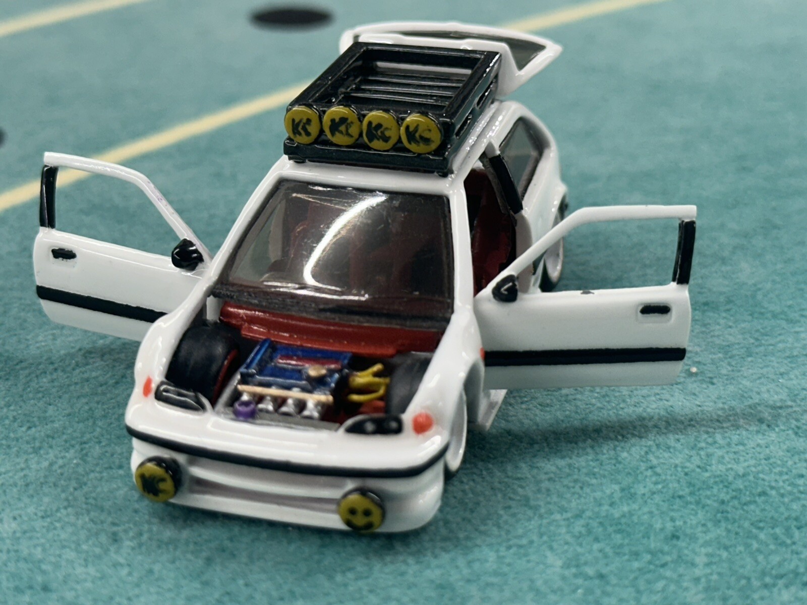 Hot Wheels 2013 Honda Civic EF professional Custom Build, Doors Open And More!