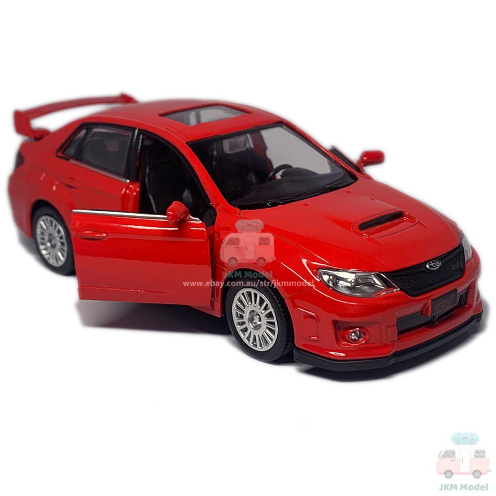 1:36 Subaru WRX STI Hot Hatch Model Car Alloy Diecast Toy Vehicle Kids Gift Red