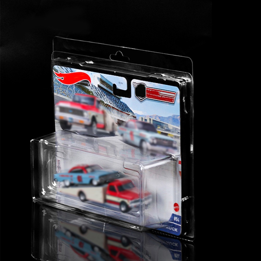 2-100x Protector Cases For Hot Wheels Team Transport Clamshell Display & Storage