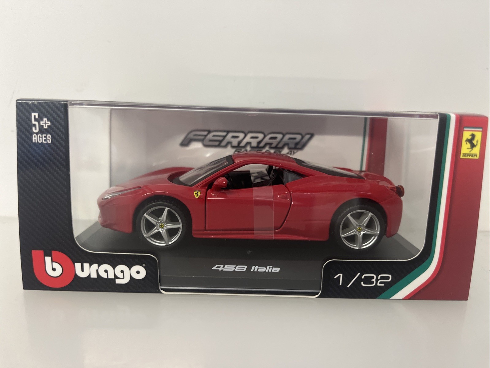 Bburago Ferrari 458 Italia Race And Play 1:32 Die Cast Vehicle