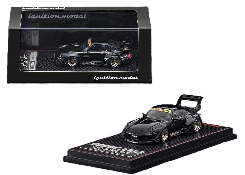 Ignition Model 1:64 Porsche 911 Rauh-Welt Begriff RWB 993 Black IG3870