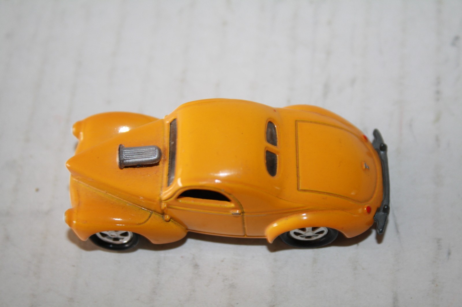 1941 WILLYS COUPE GASSER CAR DIECAST-1/64-GOOD-YELLOW-LOOSE-JOHNNY LIGHTNING