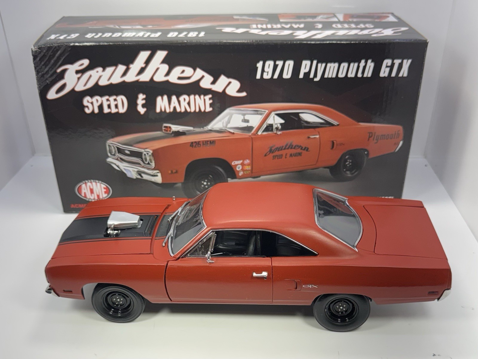 GMP 1/18 Scale 1970 Plymouth GTX “Custom 1 Of 1 Made” Removed Ugly Decals