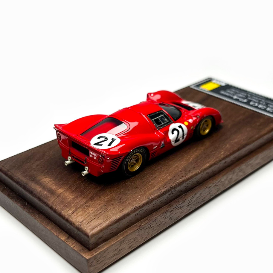 DMH 1/64 Scale 330 P4 1967 24 Hours Le Mans Endurance Race Resin Model Car Gifts