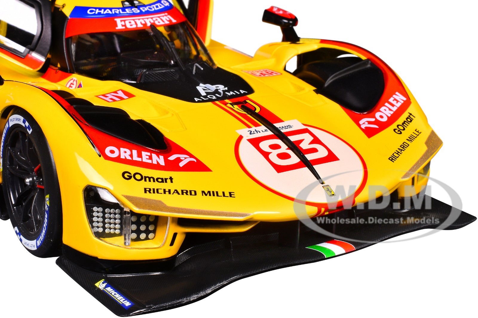 FERRARI 499P #83 “24H OF LE MANS” (2024) 1/18 DIECAST MODEL CAR BY BBURAGO 16304