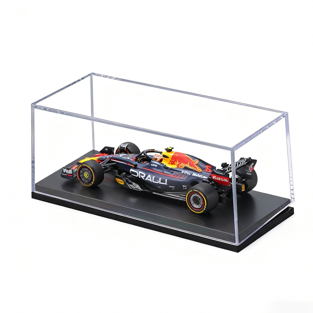 1:43 Model Acrylic Display Case with Base, Stackable Toy Car Storage Organizer