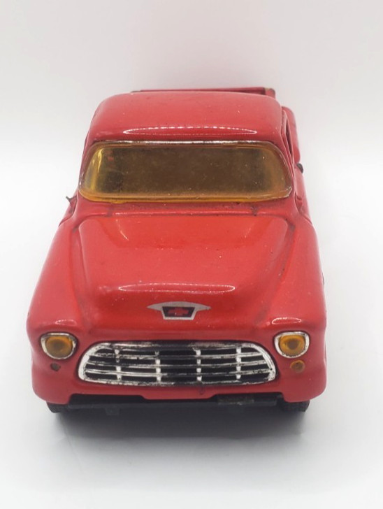 Red Chevy Stepside Pick-Up Die Cast Collectible Toy Truck