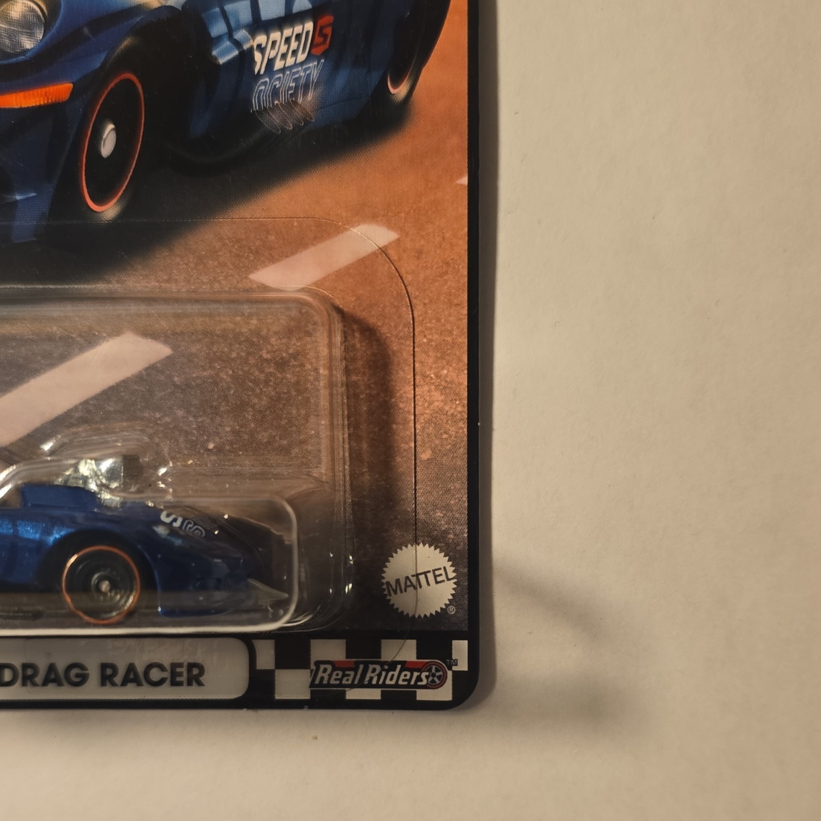 Hot Wheels Boulevard Corvette Z06 Drag Racer Chevrolet Blue Real Riders Metal