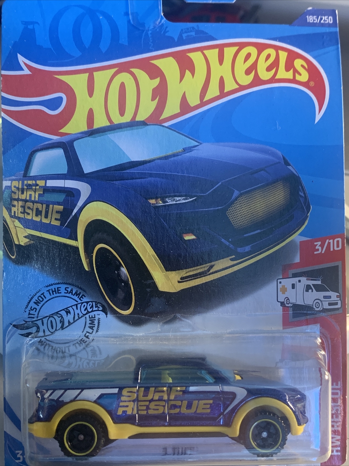 2020 Hot Wheels HW Rescue 2-Tuff 1:64 Blue and Yellow hw3