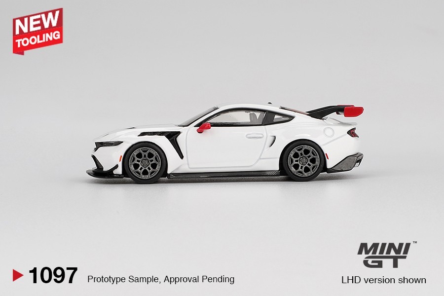 Mini GT 1:64 Ford Mustang GTD Spirit of America – White #1097