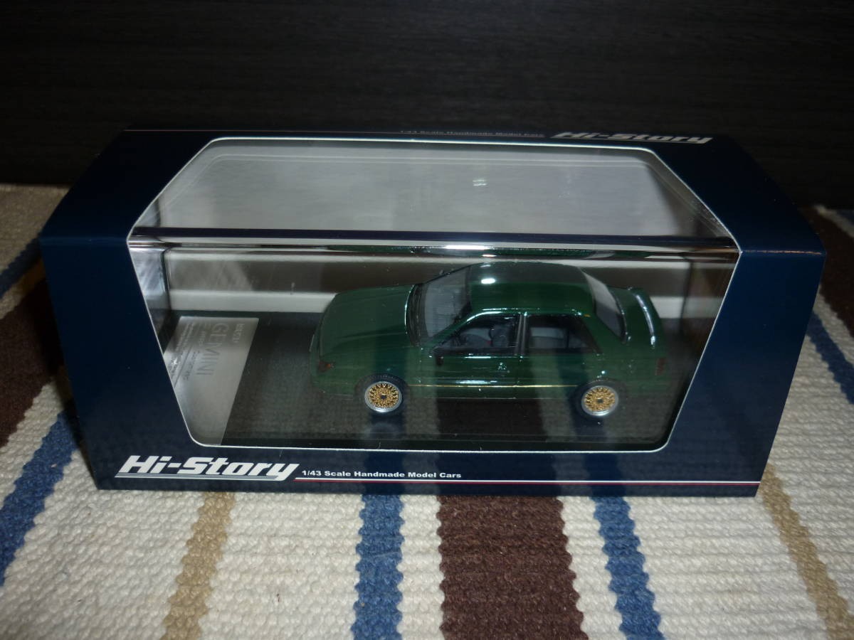 Hi-Story 1/43 Isuzu Gemini ZZ 1988 Customized British Green Collectables 17+