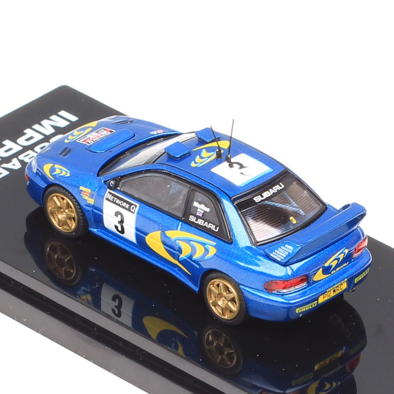 1/64 Scale Subaru Impreza WRC #3 #4 #8 RAC Rally 1997 Model Car Toy Hobby Japan
