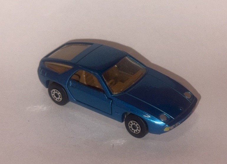 MATCHBOX LESNEY SUPERFAST Loose Porsche 928 #59 (Blue) (Opening Doors)