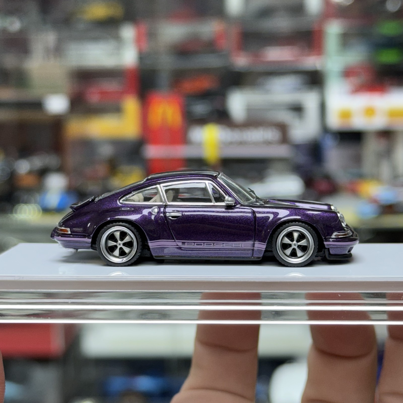 Zincit Model 1:64 Porsche 911 Singer DLS Coupe Alloy Car Model Die Collection