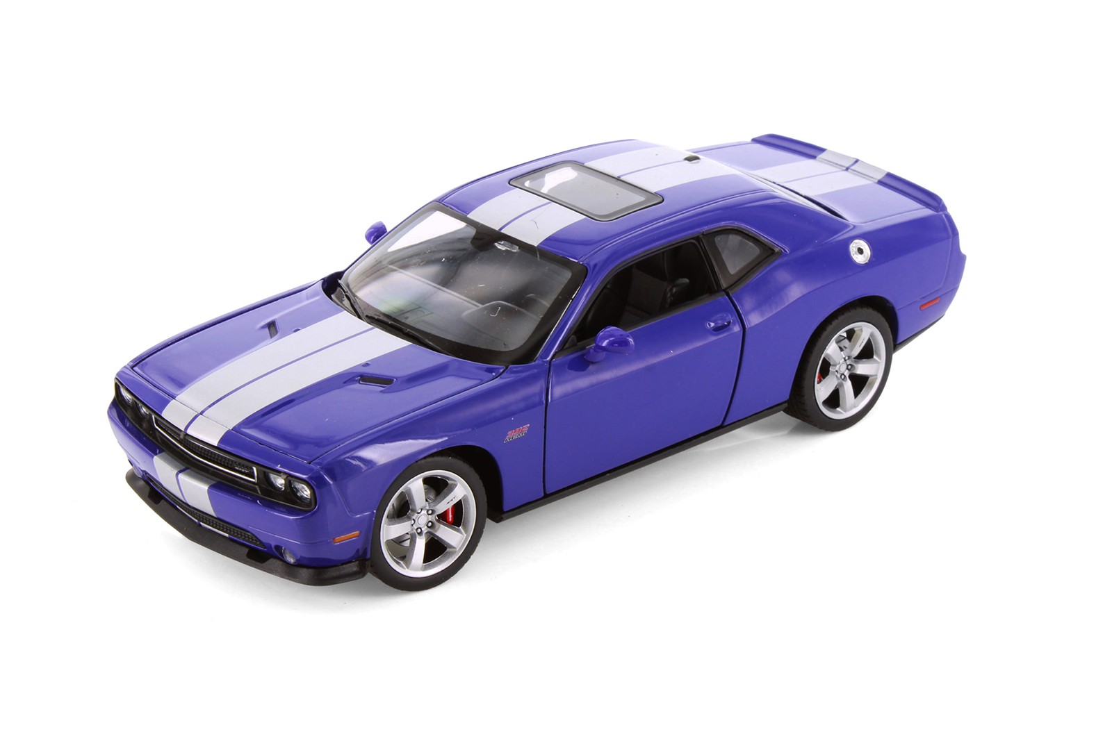 BOX OF 4 2013 DODGE CHALLENGER SRT HARD TOP 1/24 DIECAST CAR SHOWCASTS 24049/4D