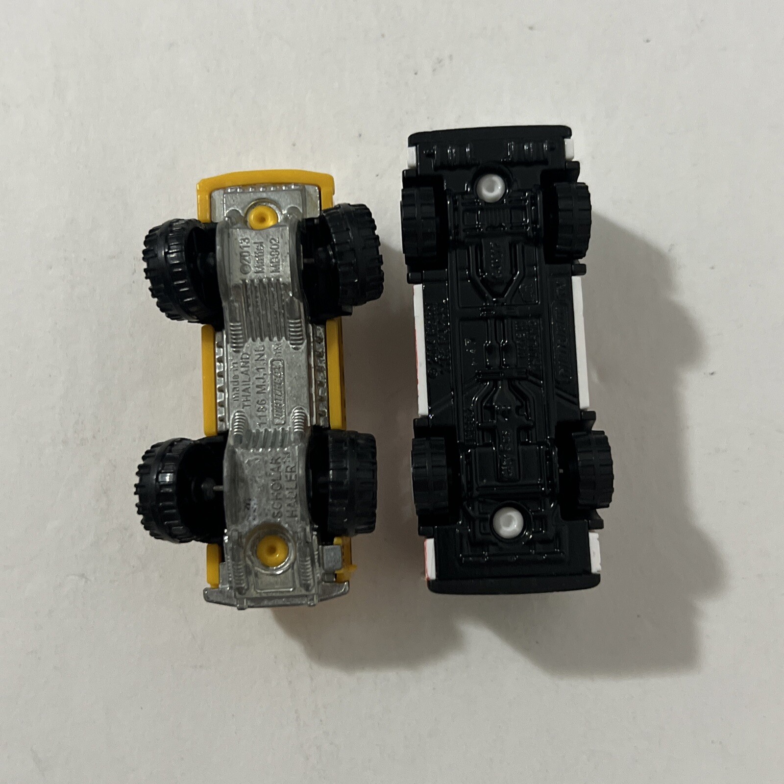 Matchbox Cars Lot Of 5 Trucks 1:64 – Travel Tracker, Pop Art, School Bus & More