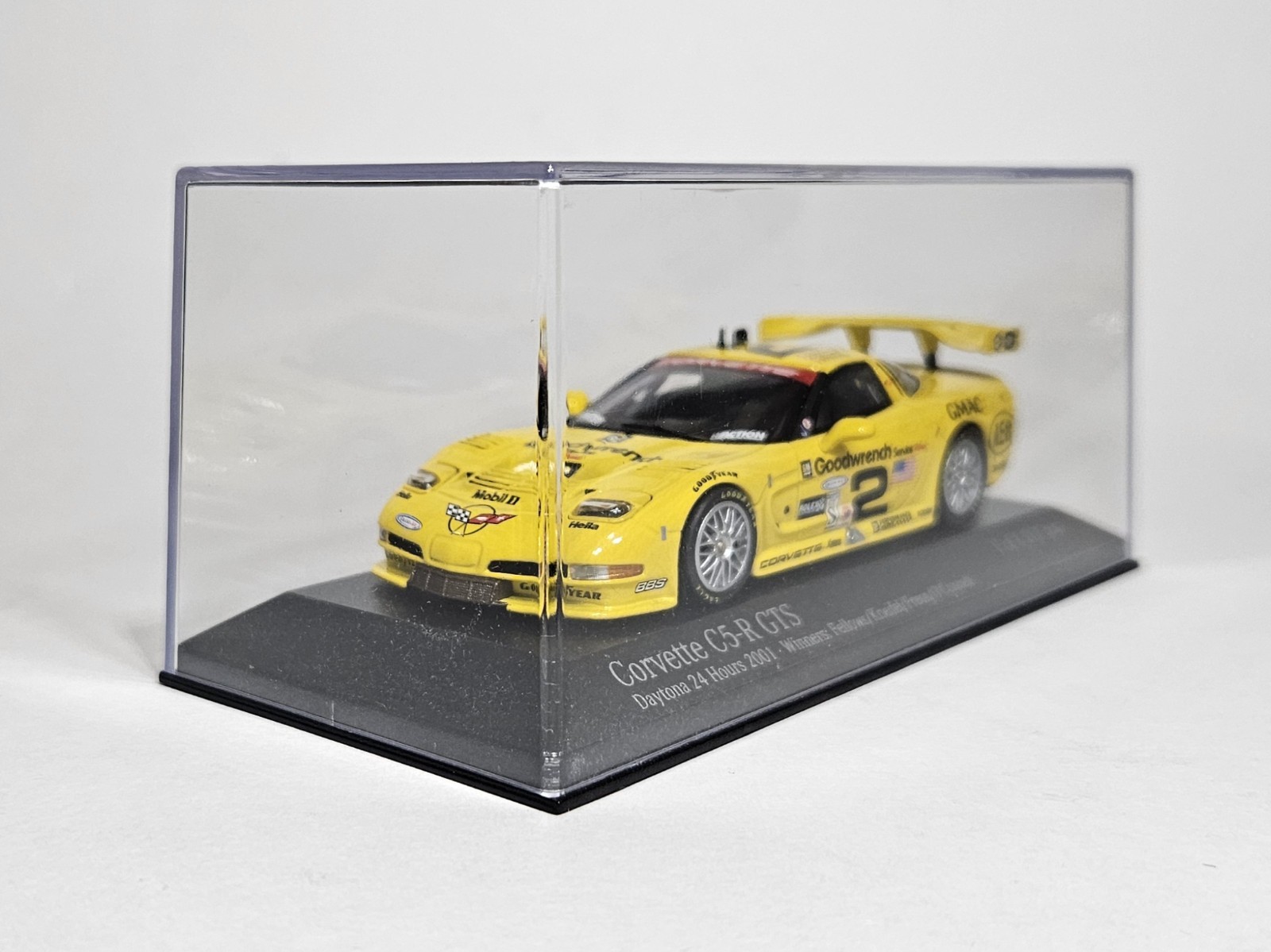 2001 CORVETTE C5-R #2 DAYTONA 24hrs WIN 1:43 ACTION Diecast C5R (1 of 3,312pcs)