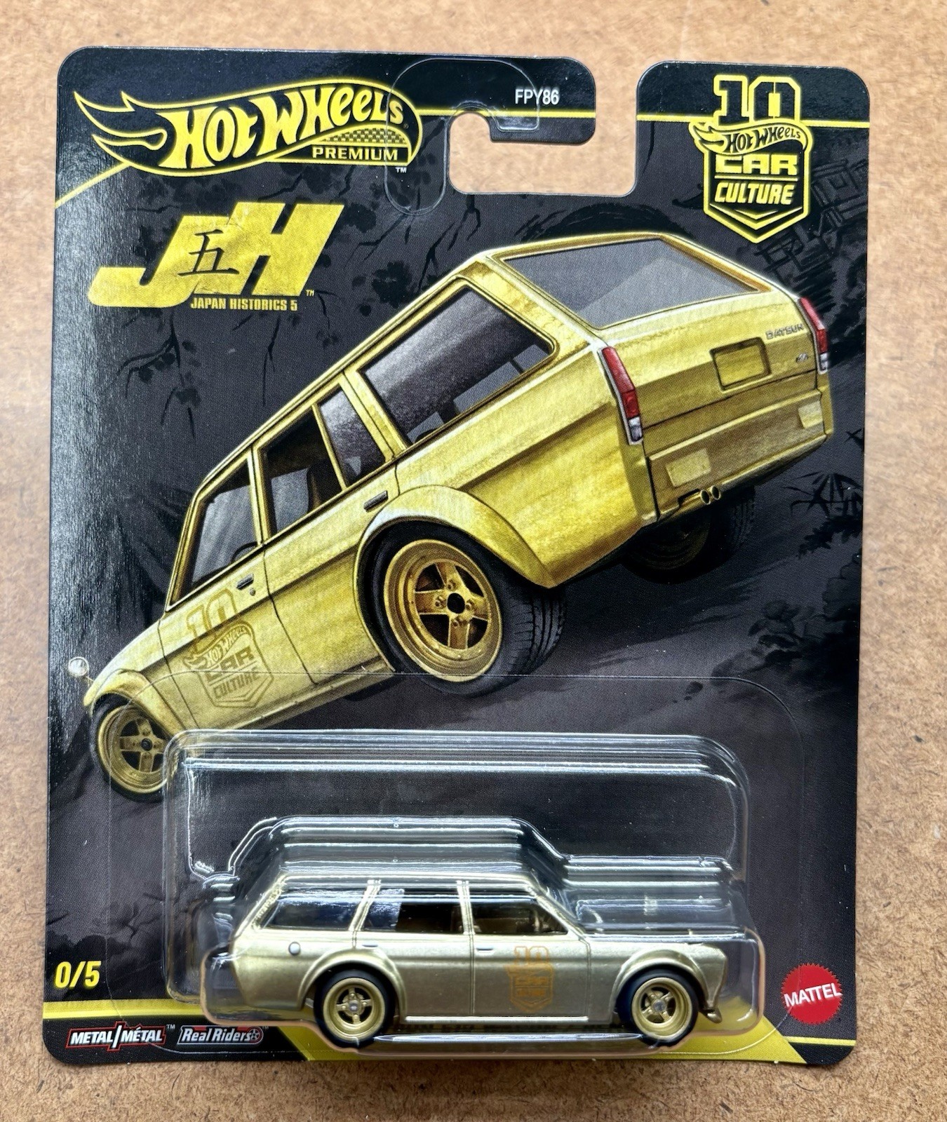 Hot Wheels 2026 Premium Gold Chase Datsun 510 Wagon Japan Historics 💛💛