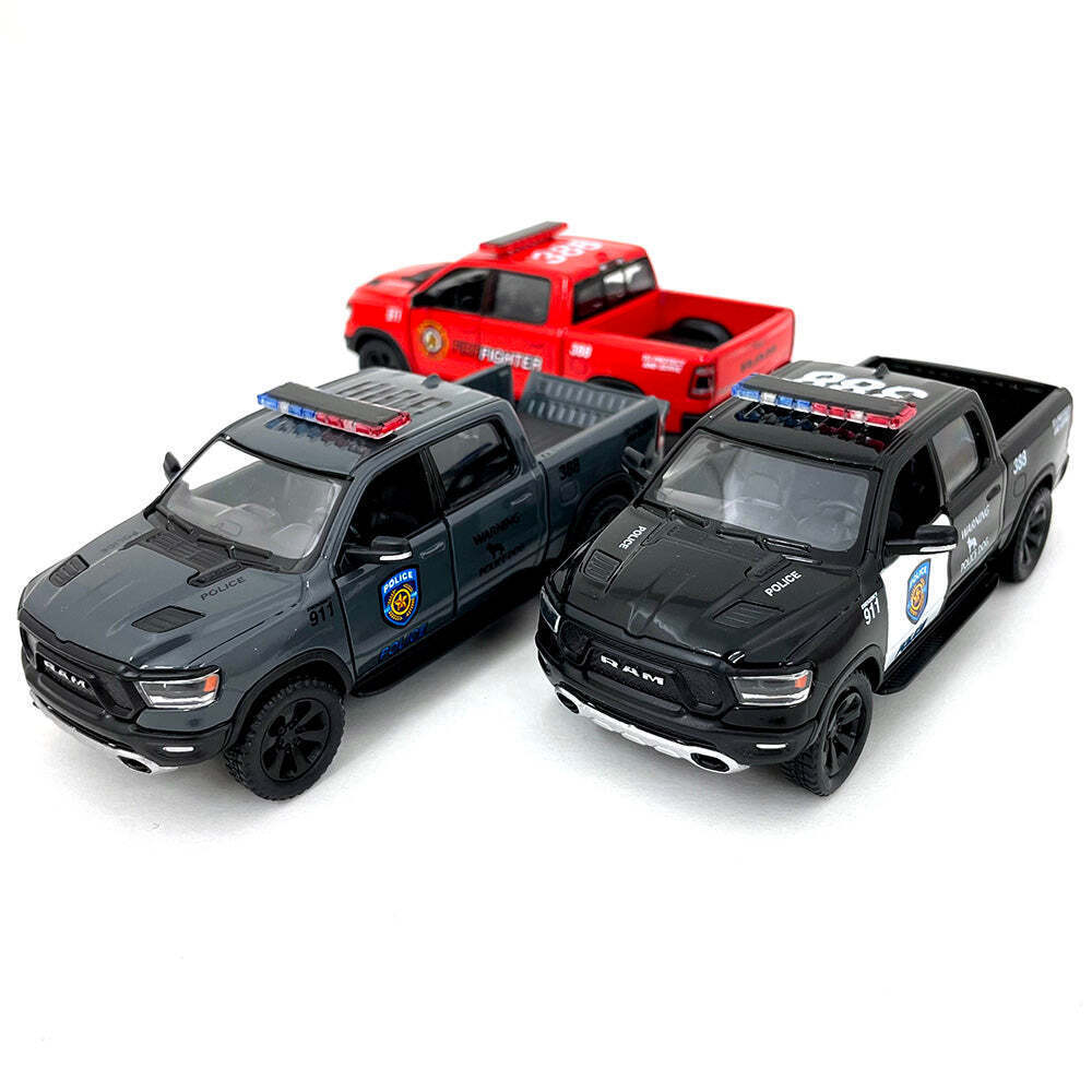 5″ 2019 Ram 1500 Police Firefighter Edition 1:46 Diecast Toy Car *Choose*