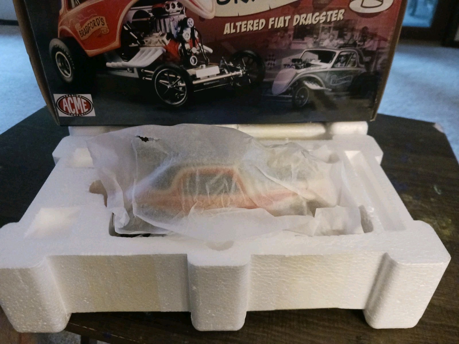 BRADFORD’S FIAT ALTERED TOPOLINE DRAGSTER ACME 1:18 VINTAGE RACING A1800811 NEW
