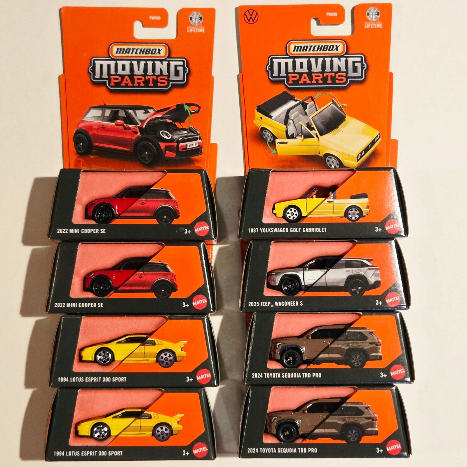 Matchbox – Factory Sealed Case – 2026 Moving Parts Case L Mix 3 (8 Vehicles)