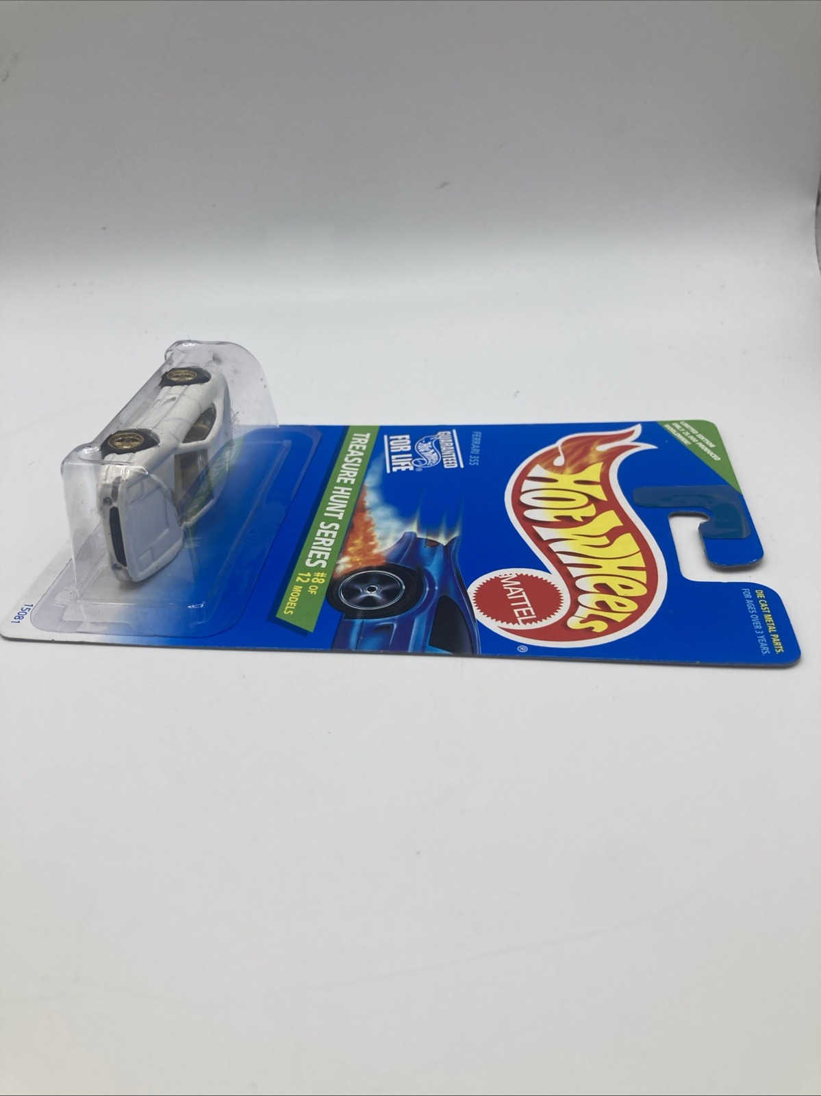 1996 Hot Wheels Treasure Hunt Series 1/25,000 Ferrari 355 White On Gold 8/12