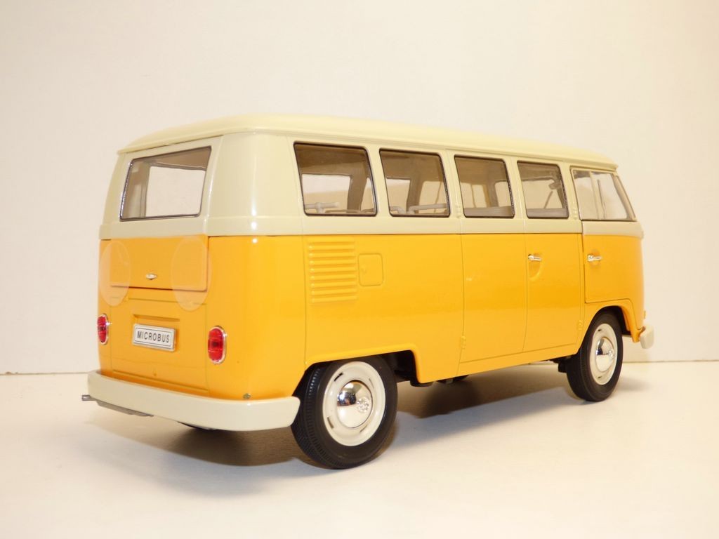 VOLKSWAGEN COMBI T1 jaune 1/18 – samba bus microbus