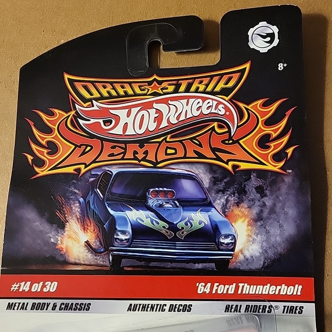 Hot Wheels Drag Strip Demons 2008 14/30 ’64 Ford Thunderbolt Real Riders