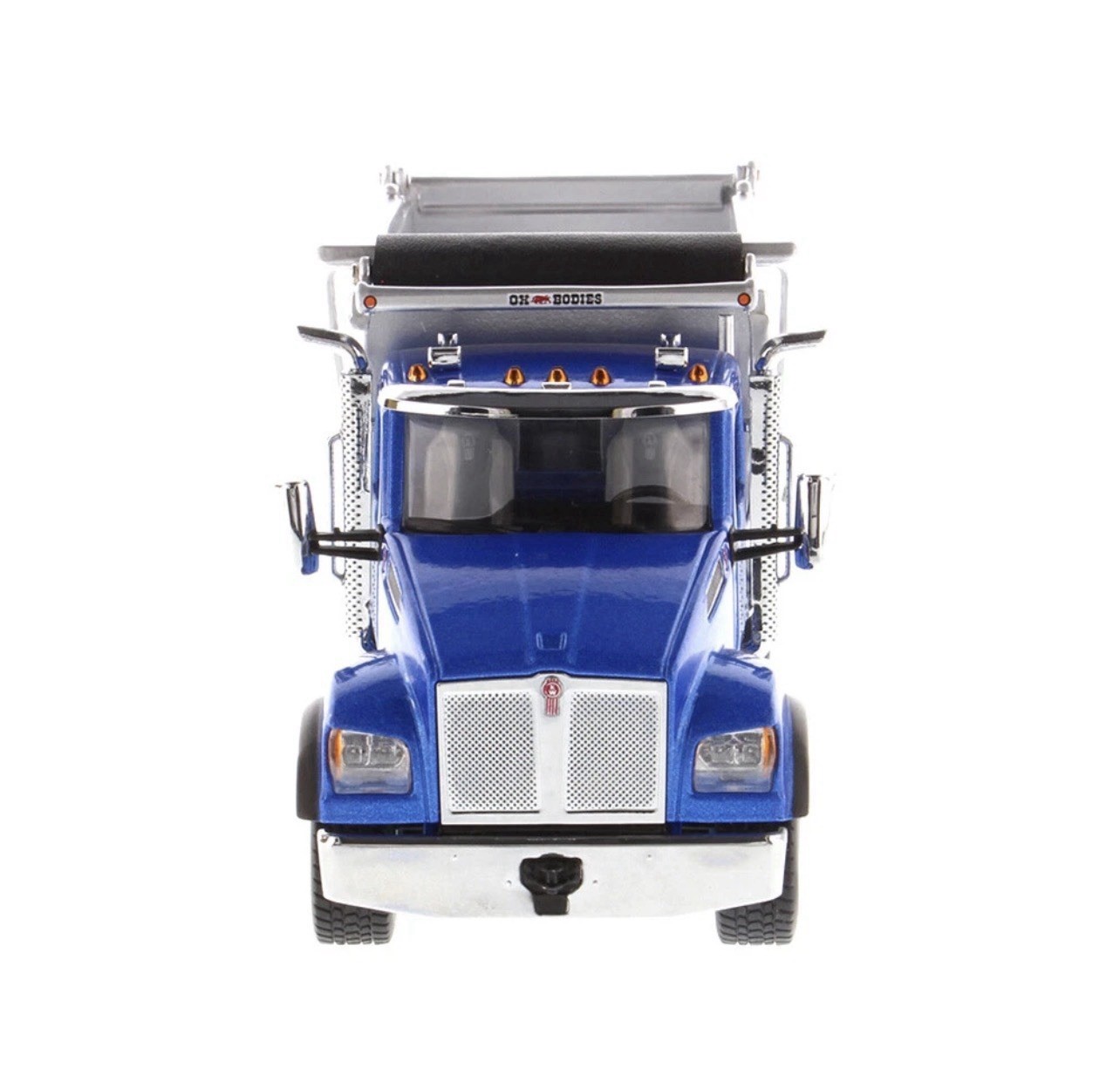 Kenworth T880 SF Ox Stampeded Dump Truck Blue 1/50 DIECAST MASTERS 71078 Sealed