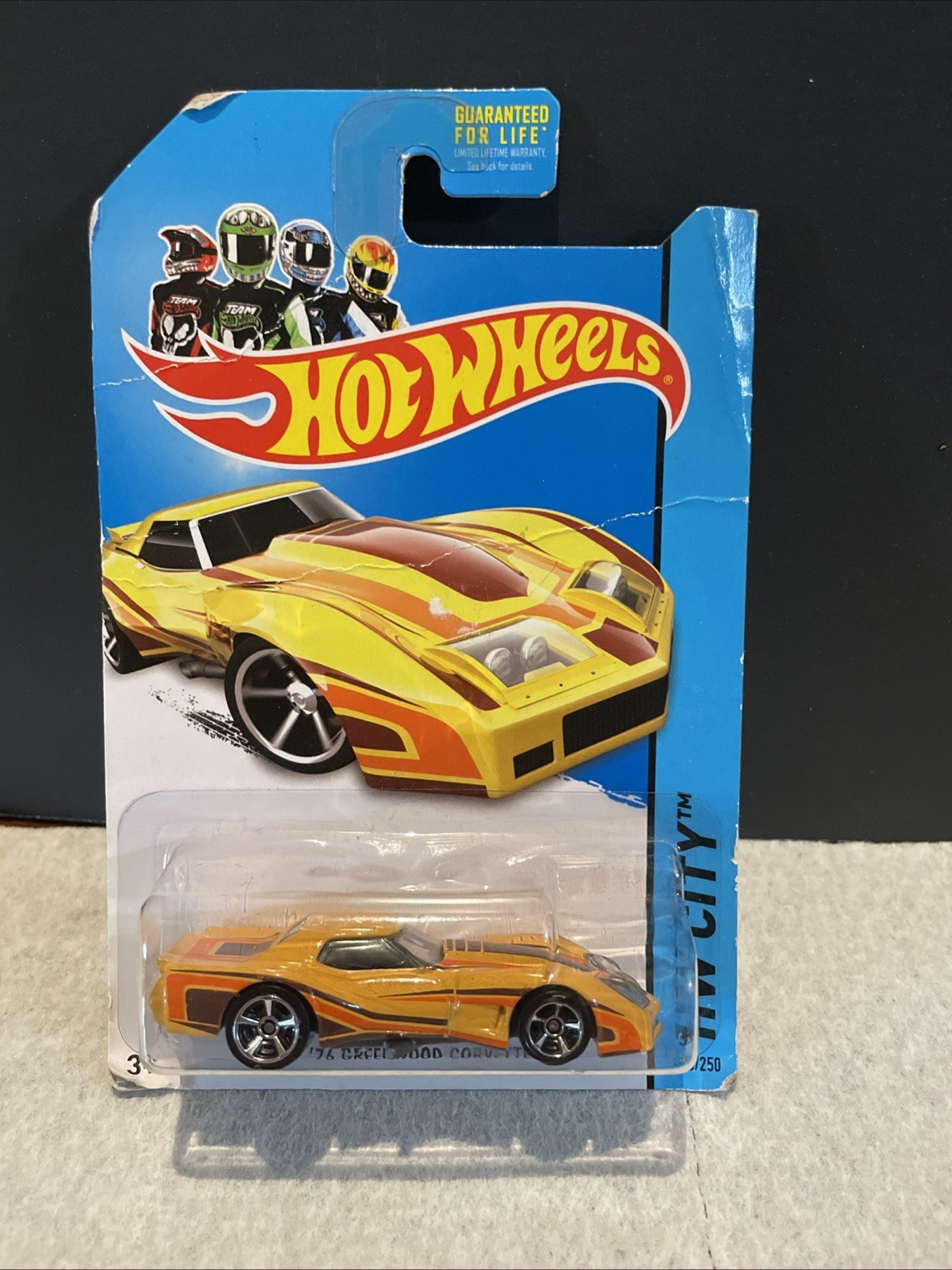 Hot Wheels HW Showroom ’76 Greenwood Corvette Sealed Yellow
