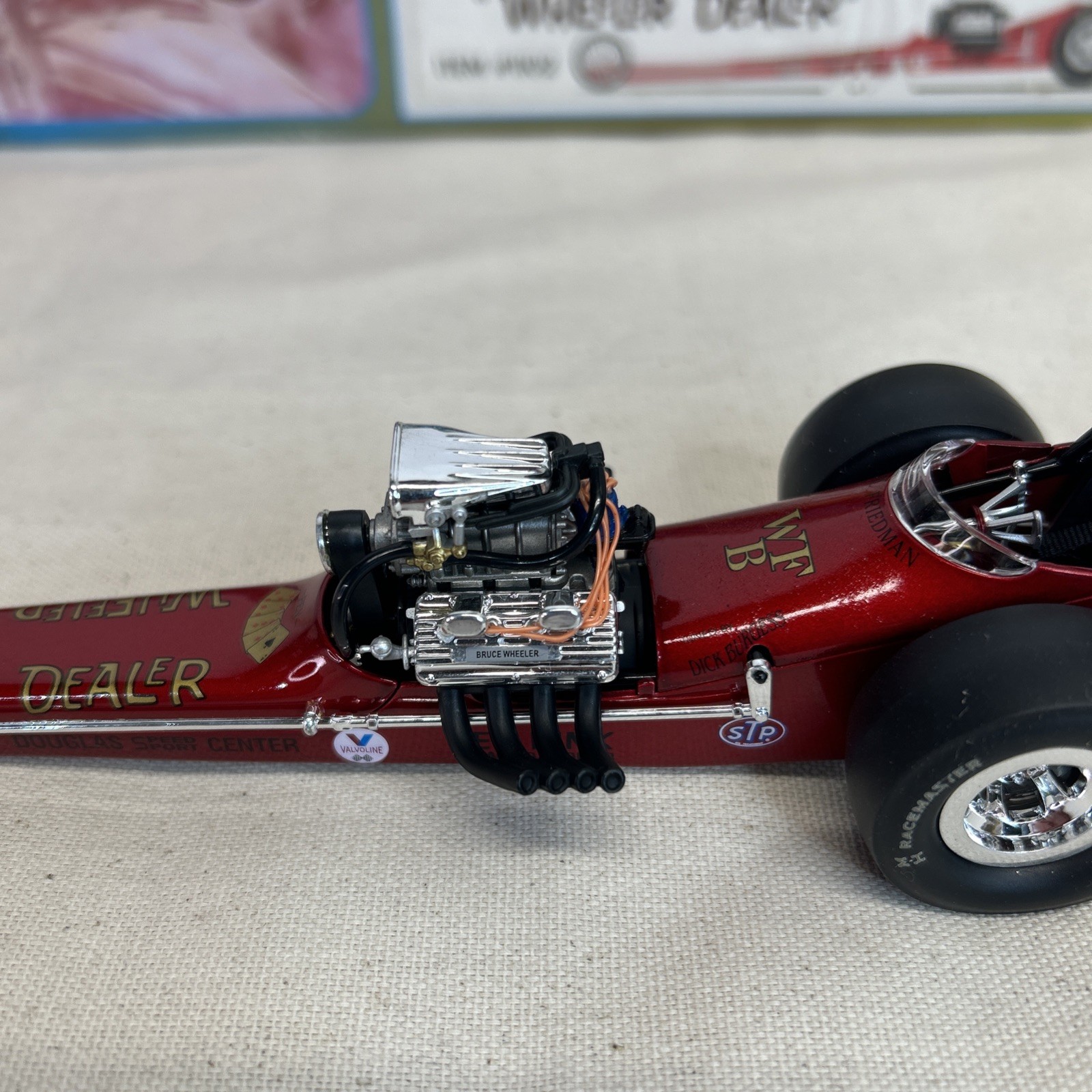 VINTAGE 1320 The Fuelers BRUCE WHEELERS WHEELER DEALER 1/24 Dragster #1102