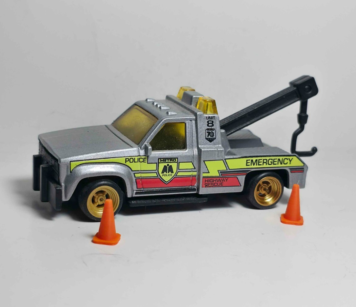 Traffic Cones 3D Printed For 1/64 Scale Diorama Construction