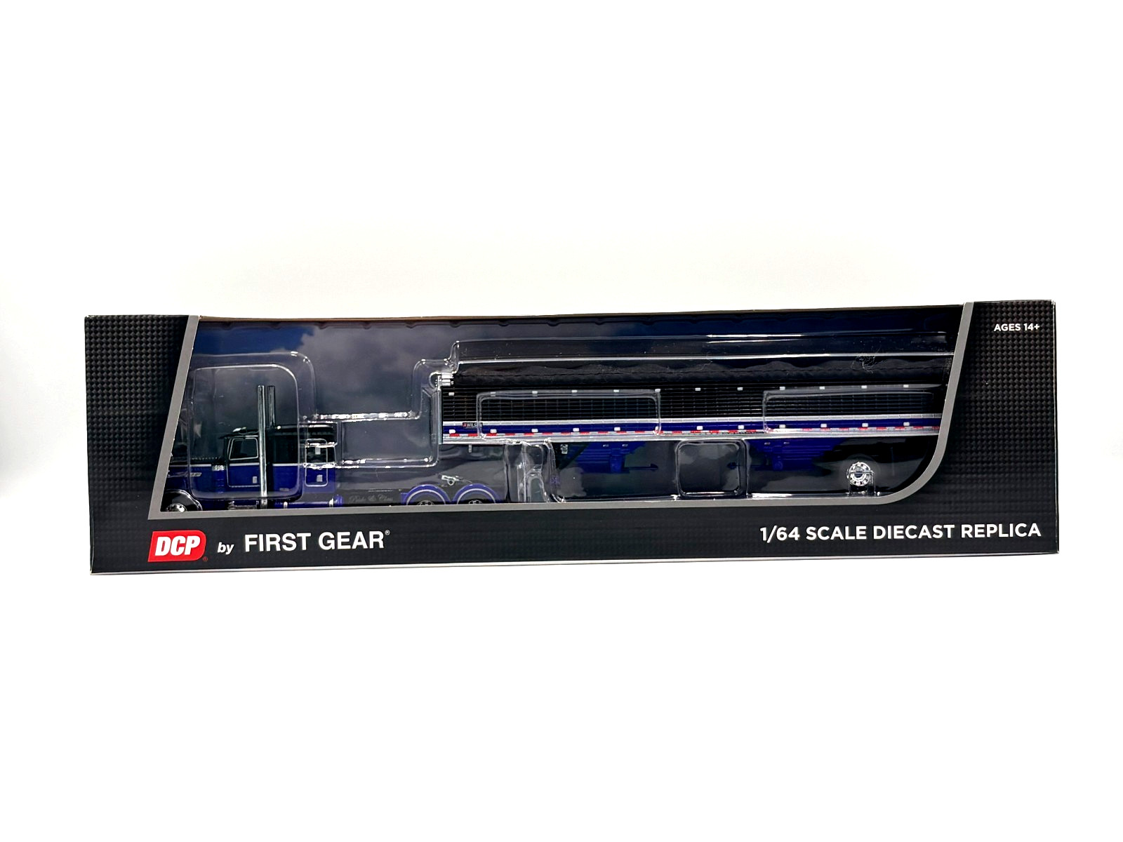 DCP 1/64 Peterbilt 389 63″ Flat Top & Wilson 43′ Pacesetter 60-1709