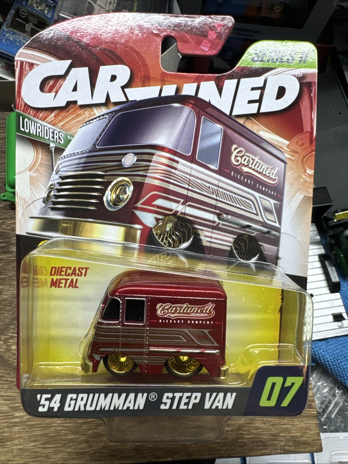 Cartuned 54 Grumman Step Van Red Series 11 Mainline 2026 #07 1/64