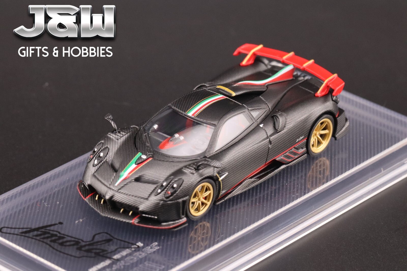 CM Model Pagani Imola Full Dry Carbon Black 1/64