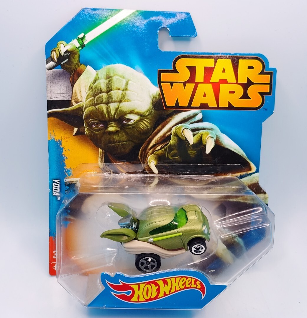 Hot Wheels Star Wars Yoda Cgw40-0910 Hotwheels Jedi New In Package 2014