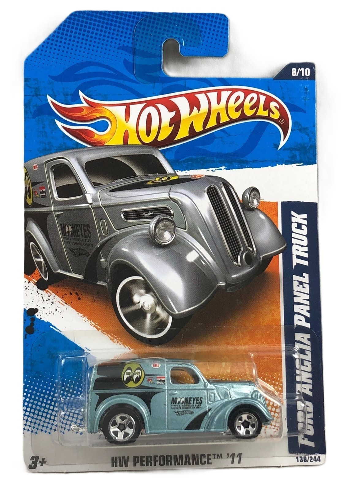 Hot Wheels Ford Anglia Panel Truck Blue 2011 HW Performance 8/10 138/244