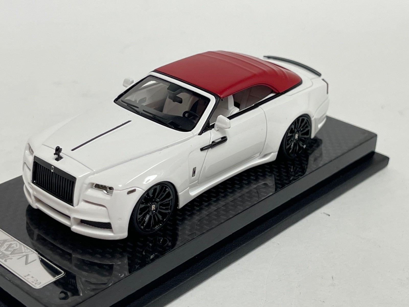 1/43 AB Models Rolls Royce Dawn Convertible Novitec White / White Lmd 20 pcs 4D