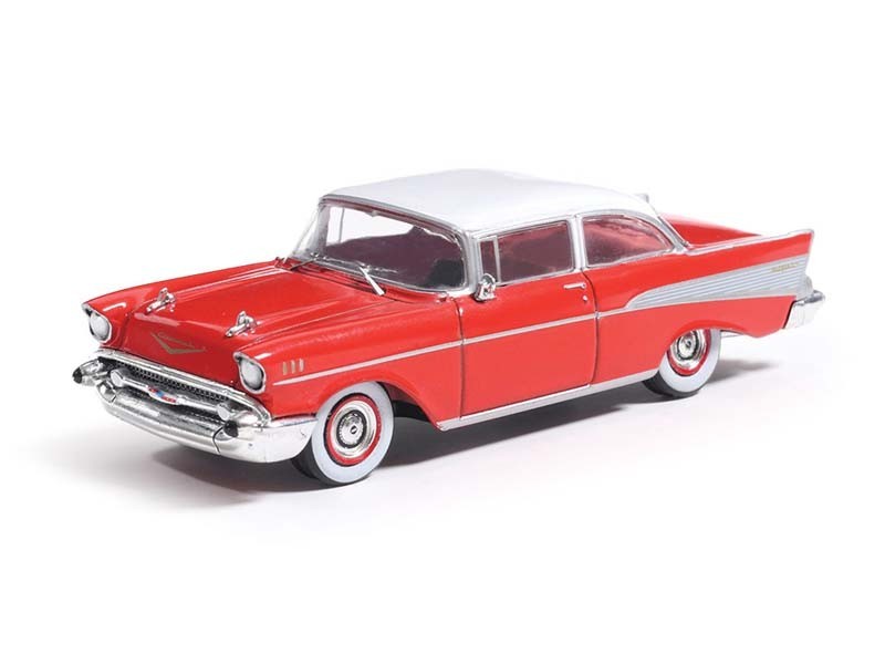 1957 Chevrolet Bel Air Sedan – Red 1:64 Scale Model – IXO America IA64008
