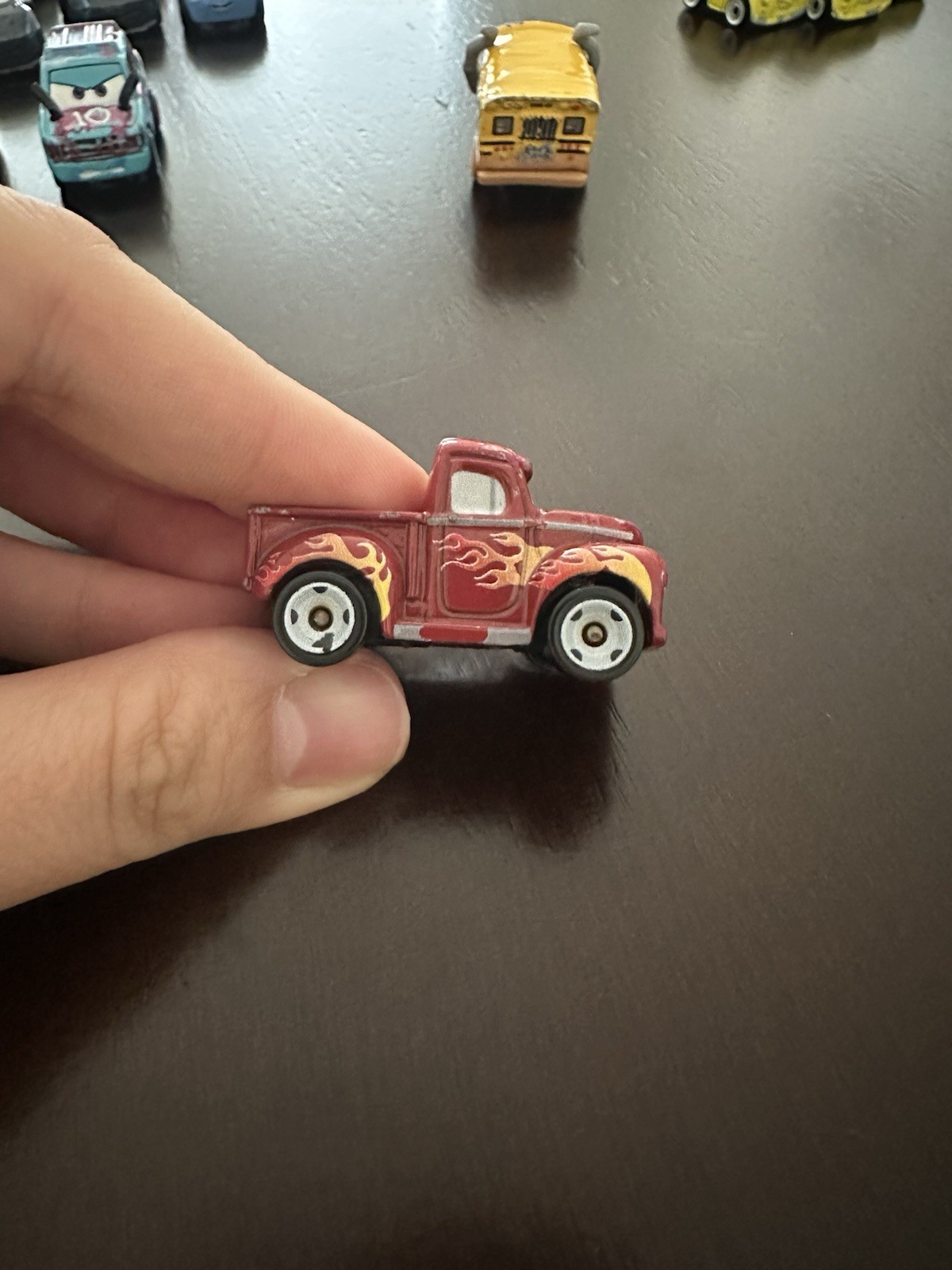 Disney Pixar Cars Hot Rod Smokey Flames Mini Racers