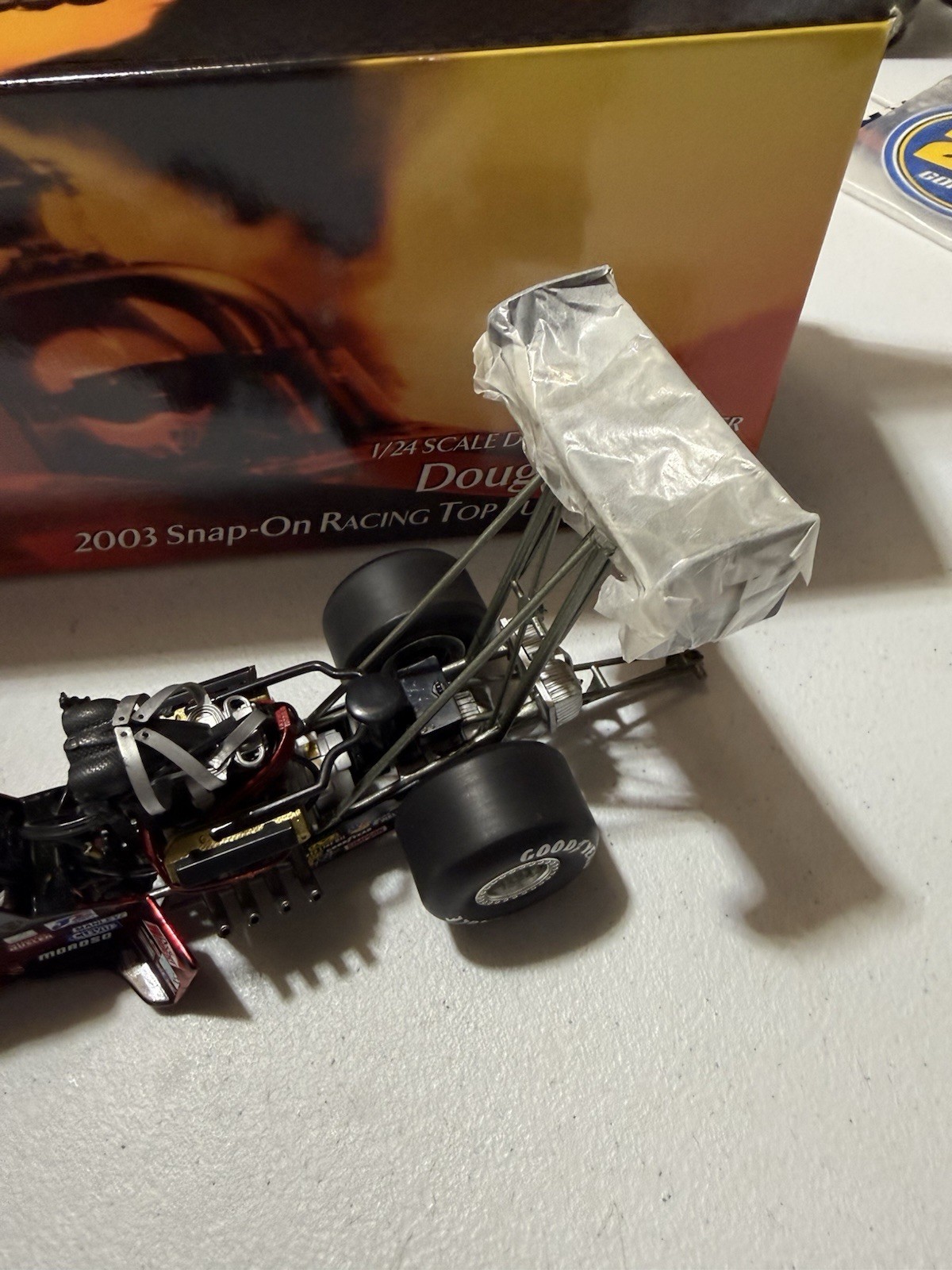 RARE* Doug Herbert COLOR CHROME Snap-On 2003 NHRA Top Fuel Dragster 1/24 Diecast