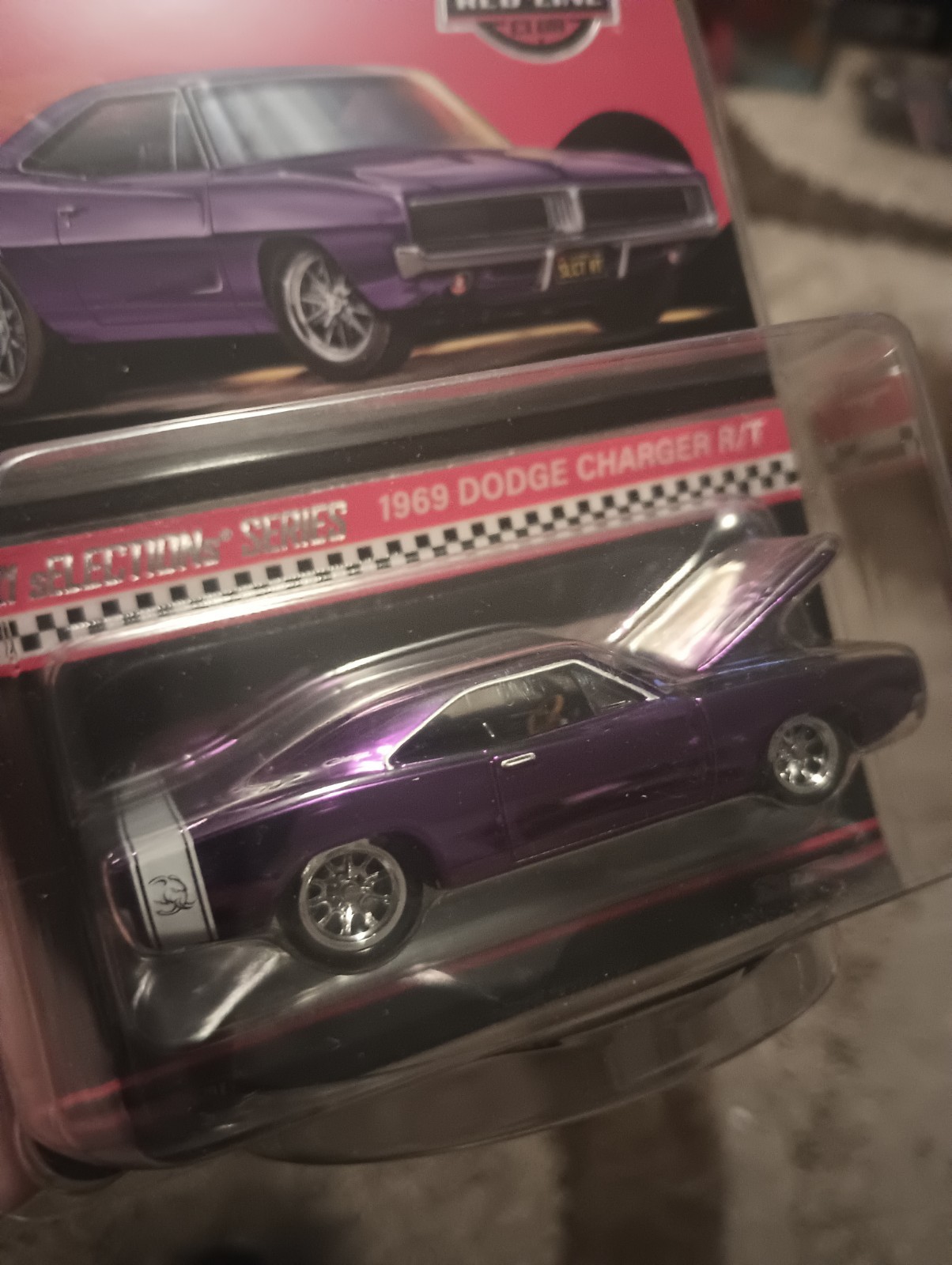 Hot Wheels RLC 1969 Dodge Charger R/T Plum Crazy Redline Selections NEW