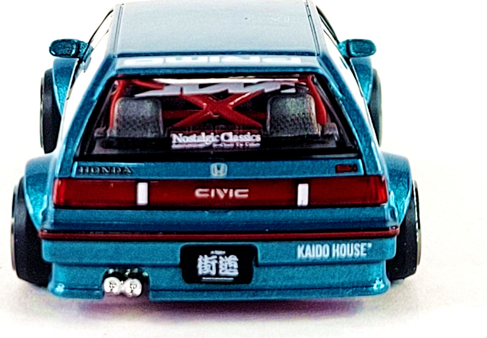 Kaido House x Mini GT Honda Civic (EF) Kaido Works V1 🟦 Teal KHMG126 1/64