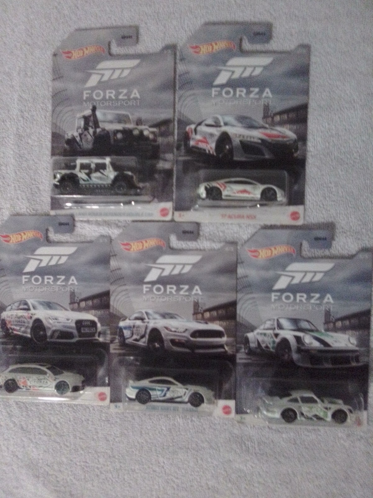 Hot Wheels 2020 Forza Motorsport Set of 5 cars new minty 1/64th