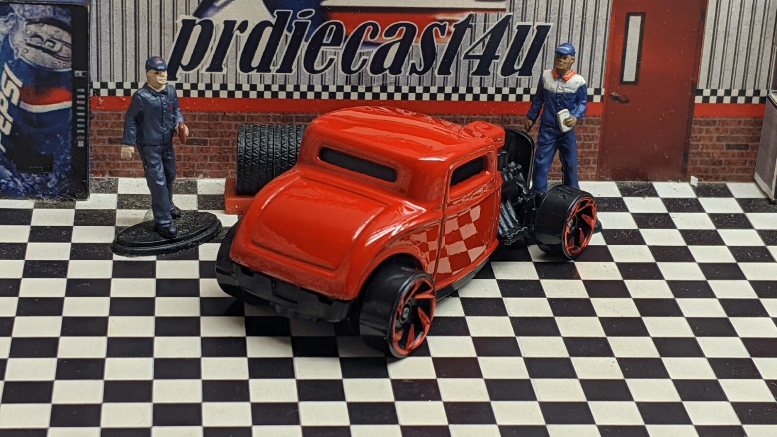 HOT WHEELS 1932 FORD LOOSE 1:64 SCALE CUSTOM “RED” COLLECTION SERIES