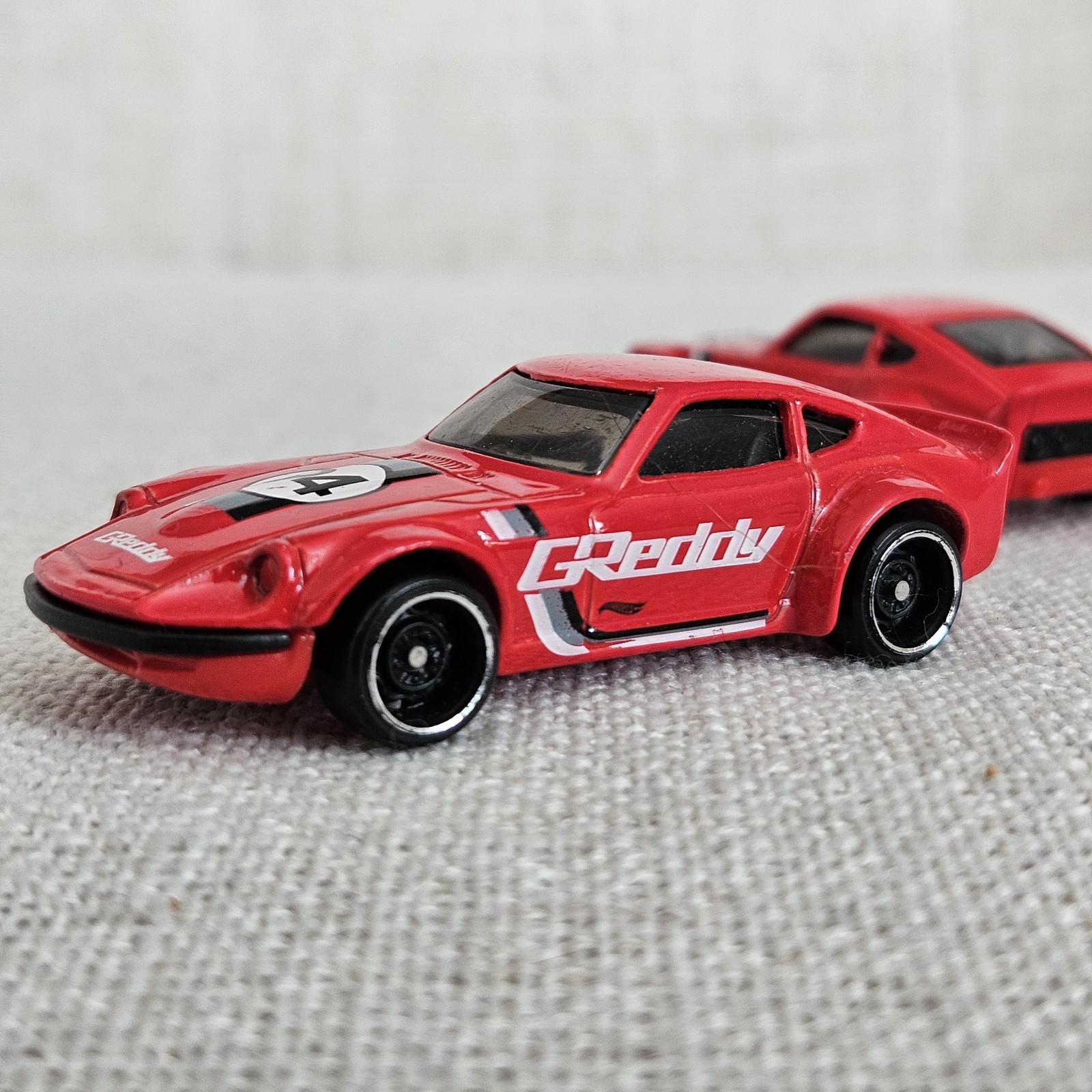 (2) Hot Wheels Nissan Fairlady Z Red Loose HW Greedy Malaysia